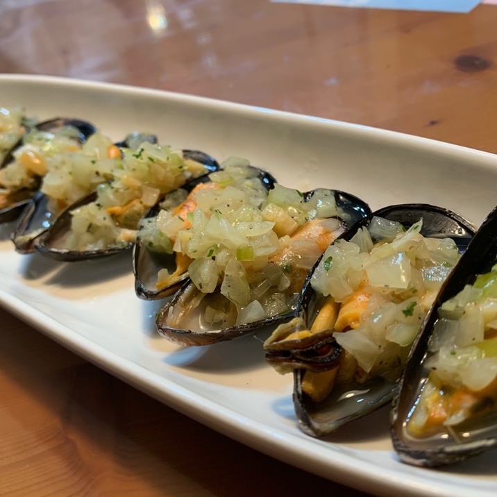 ディアボラ風ムール貝 レシピ 作り方 By ヒビッキング 楽天レシピ ディアボラ風ムール貝 レシピ 作り方 By ヒビッキング 楽天レシピ